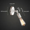 Vintage E27 Industrial Wall Lights Sconce Lamp Holder Switch Retro Edison Loft