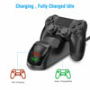 For PS4 PlayStation 4 Controller Dual Fast Charger Dock Station Charging Stand