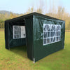 3x3M Heavy Duty Gazebo Marquee Canopy Waterproof Garden Patio Party Tent w/Sides