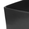 Matte Black Bathroom Basin Sink Ceramic Bowl Vanity Counter Top Cloakroom