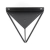 2PCS Durable Hairpin Industrial Wall Shelf Bracket Support Metal Prism Mount
