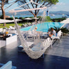Hammock Chair Swing Hanging Rope Air/Sky Chair Outdoor Indoor Bar Garden Seat UK