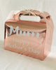 Personalised Mothers Day Gift Box Bag Present Rose Gold