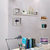 Set Of 6 Floating Wall Mounted Shelves Display Storage Shelf Home Decoration New