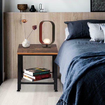 Bedside Side Table Coffee Table End Table Cabinet Nightstand for Bedroom