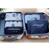 6PCS Luggage Organiser Suitcase Waterproof Storage Bags Packing Travel Cubes UK