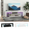 High Gloss TV Stand Cabinet W/ LED RGB Lights, Remote Control and Storage