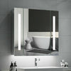 Led Illuminated Bathroom Mirror Cabinet With Shaver Socket Demister Touch Sensor