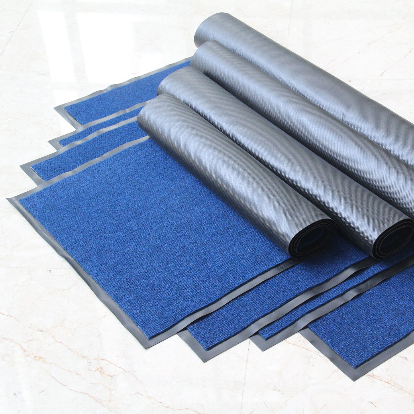 Multiple size Non Slip Rubber Door Mats Indoor Outdoor Washable Heavy Duty Rug