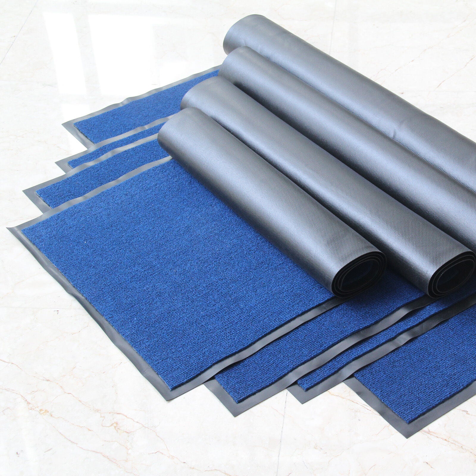 Multiple size Non Slip Rubber Door Mats Indoor Outdoor Washable Heavy Duty Rug