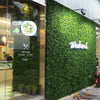 Artificial Plant Greenery Wall Hedge Grass Leaf Mat Fence Foliage Panel 60x40cm