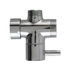 Round Shower 3 Way Diverter Valve Part Water Segregator Handheld Replacement New