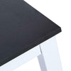 Modern Black Computer Desk Writing PC Table Laptop Home Office Workstation 120cm