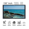 150" inch Portable Projector Screen Outdoor 4K 3D HD 16:9 Cinema Theater Screen