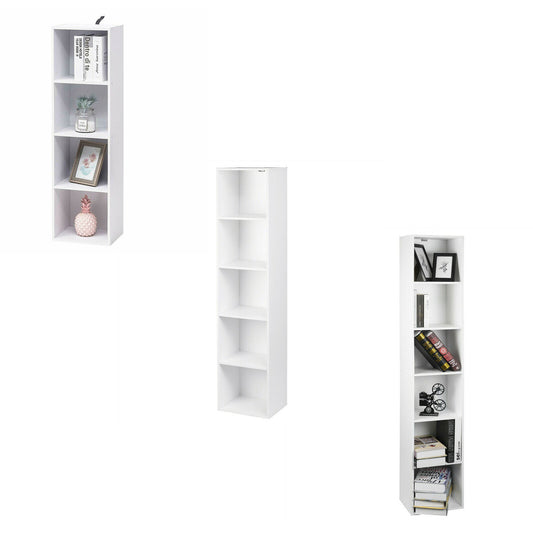 Storage Bookcase Display Shelf Unit Organiser 4/5/6 Cube Bookshelf Home Office