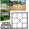 Garden Paving Mould Pavement Mold Patio Concrete Stone Path Walk Maker Reusable