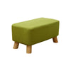 Linen Fabric Footstool Foot Rest Stool Pouffe Ottoman Seat Living Room Furniture