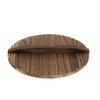 NonStick Cast Iron Pot with Wood Lid Cooking Hanging Stew Souppot Open Fire Pan