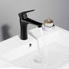 Bathroom Sink Mono Faucet Waterfall Bath Filler Basin Mixer Tap Black Deck Mount