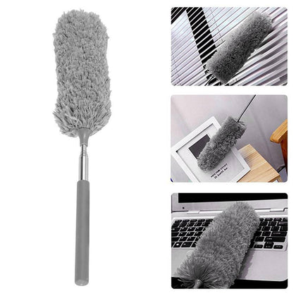 Microfiber Duster Telescopic Handle Extendable Magic Cleaning Feather Brush UK