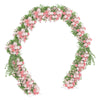 Romantic Wedding Arch Party Backdrop Stand Elegant White Metal Frame Flower Rack