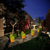 LED Solar Powered Garden Lights Owl Animal Rabbit Lawn Ornament Waterproof Lamp