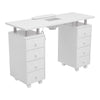 Professional Manicure Table Nail Beauty Salon Station Technician Storage Desk UK