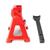 HEAVY DUTY 2 Ton AXLE STANDS LIFTING CAPACITY STAND CAR CARAVAN RED BLACK PAIRS