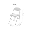 Delux Folding Strong Metal Frame Padded Back Rest Chair Chair for Home Garden