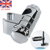 Chrome Shower Rail Head Slider Holder Adjustable 18-25mm Universal Bracket UK