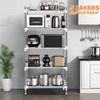 5 Tier Kitchen Shelf 86cm Cupboard Storage Support Pantry Stand Organiser Rack