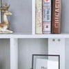 3/4/5/6 Tier S Shape Bookcase Bookshelf Free Standing Shelving Storage Unit Rack
