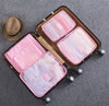 6pcs Packing Cubes Luggage Storage Organiser Travel Compression Suitcase Bag A+