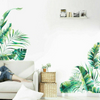 Wall Sticker PVC Green Tropical Leaves Plant Decal Nursery Art Home Decoration