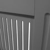 Radiator Cover Grey Traditional E1 Grade MDF Grill Cabinet Wall Shelf Furniture
