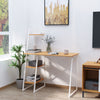 Home Office Computer Desk Study Writing Table with 3-Tier Storage Shelves