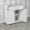 Small 2 Door 1 Drawer Hallway Living Room Sideboard Wooden Storage Cabinet Unit