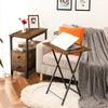 Folding TV Tray Set of 2 Camping Party Picnic Table Laptop Table Outdoor