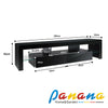 200cm RGB Moern Furniture TV Unit Cabinet Stand Doors LED Light With Drawer UK