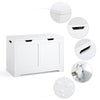 Mondeer White Storage Chest w/ Lid Large Capacity Multi-Purpose Organiser White