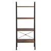 4 Tier Metal Ladder Shelf Display Shelving Rack Plant Stand Storage Corner Unit