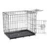 Dog Cage Metal Wire Cat Rabbit Puppy Carrier Crate Kennel Indoor Outdoor Cage