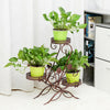 Metal Plant Stand Flower Rack Garden Planter Pot Holder Staircase Display Shelf