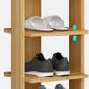 Shoe Rack Storage Shelf 7 Tier Unit Cabinet Organiser Footwear Wood