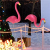 2Pcs Flamingo Garden Ornaments Patio Decor Figurine Lawn Pond Outdoor Sculpture