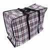 5X Extra Large Jumbo Laundry Shopping Bag Zipped Toy Storage Strong Reusable Bag