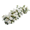 Artificial Silk Peony Flower Row Wall Table Panel Wedding Supply Background Deco