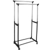 Heavy Duty Garment Rack Clothes Rail Coat Shoe Storage Hanging Standing Shelf UK