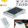 Solar Lights Powered 72LED Wall Security PIR Motion Sensor Garden Outdoor Lamps