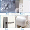 100Pcs Silicone Rubber Feet Anti-Slip & Collision Clear Self Adhesive Sticky Pad